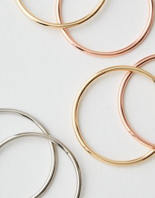 American Eagle AEO Basic Hoop Earring 3-Pack — фото 4