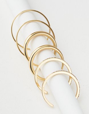 American Eagle AE Novel Gold Hoop 3-Pack — фото 3