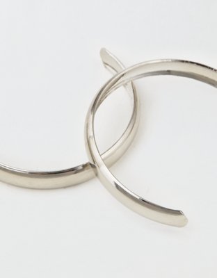 American Eagle AE Silver Multi Hoop 3-Pack — фото 3