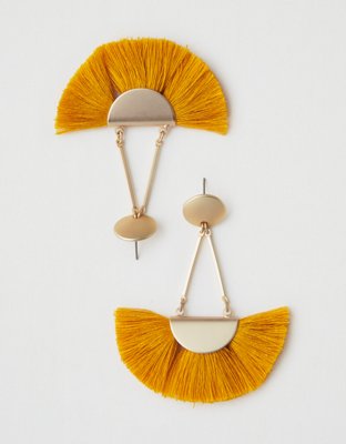 American Eagle AE Mustard Tassel Earring — фото 3