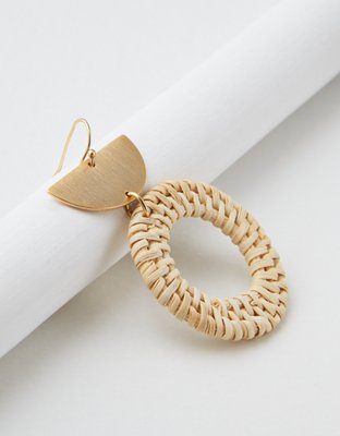 AE Metal Raffia Earring