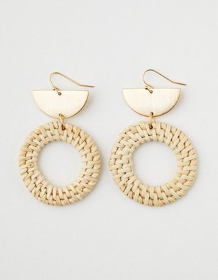 AE Metal Raffia Earring