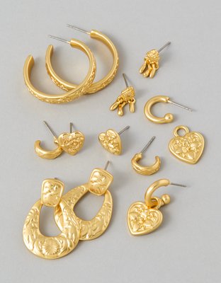 AEO Etched Earrings 6-Pack