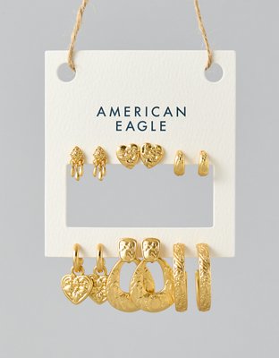 AEO Etched Earrings 6-Pack