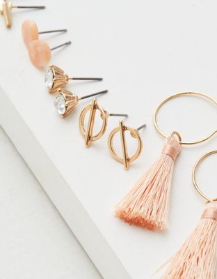 American Eagle AE Blush Resin Stud Earring 6-Pack — фото 2
