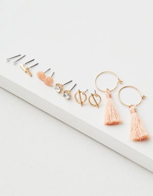AE Blush Resin Stud Earring 6-Pack