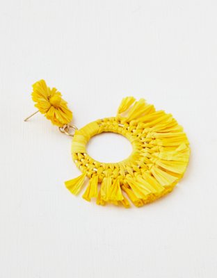 American Eagle AEO Raffia Tiered Earring — фото 2