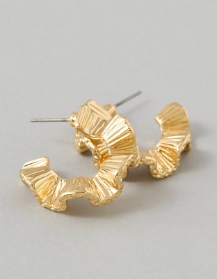 AEO Ruffle Earrings