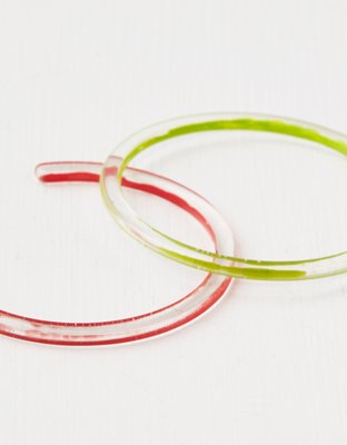 American Eagle AEO Neon Stud and Hoop Earrings 4-Pack — фото 2