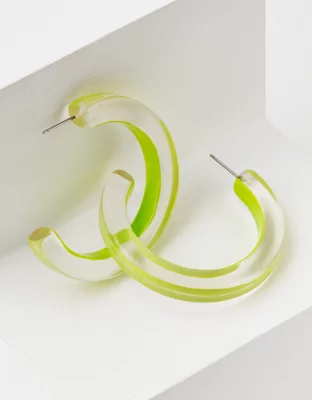 AEO Neon Hoop Earring