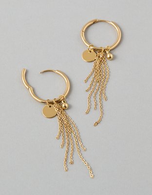 AE Tassle Hoop Earring