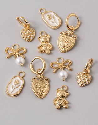 Emballage de cinq paires de boucles d’oreille à combiner AE