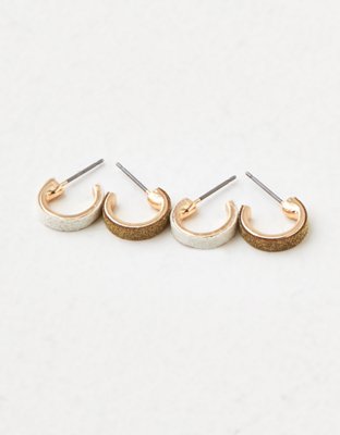 American Eagle AEO Glitter Stud Earrings 6-Pack — фото 3