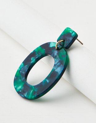 American Eagle AEO Resin Hoop Drop Earring — фото 2
