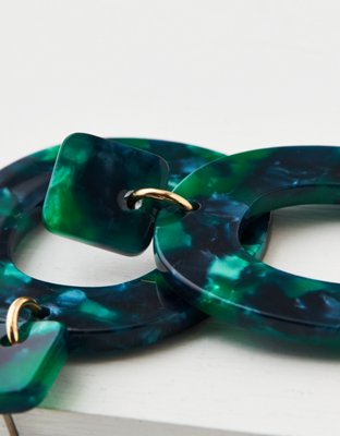 American Eagle AEO Resin Hoop Drop Earring — фото 3