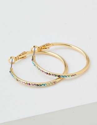 AEO Rainbow Hoop Earring