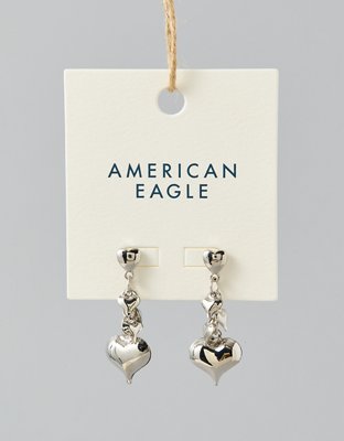 AEO Heart Drop Earrings