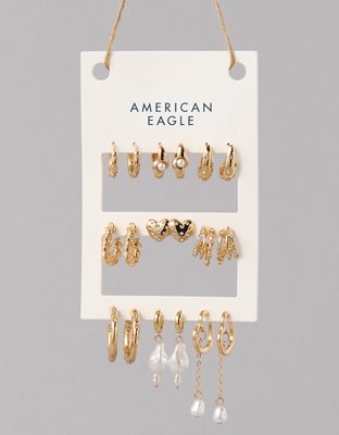 AE Heart Earrings 9-Pack