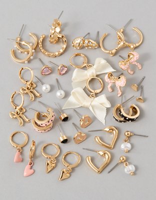 AE Bow Earrings 18-Pack