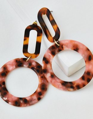 American Eagle AEO Speckle Resin Hoop Earring — фото 2