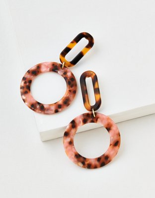 AEO Speckle Resin Hoop Earring