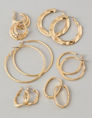AE Hoop Earrings 6-Pack