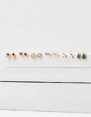 American Eagle AEO Holiday Stud Earrings 6-Pack — фото 2