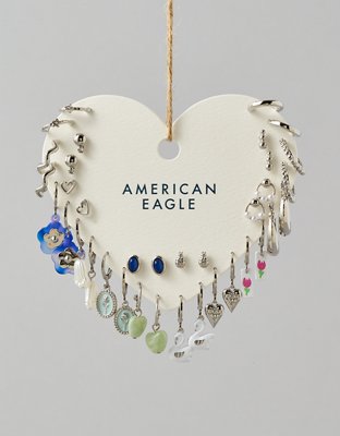 AE Silver-Tone Earrings 18-Pack