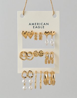 AE Assorted Earrings 9-Pack