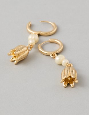 AE Pearl & Tulip Earrings