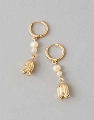 AE Pearl & Tulip Earrings