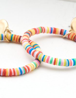 American Eagle AEO Multi Color Hoop Earring — фото 2