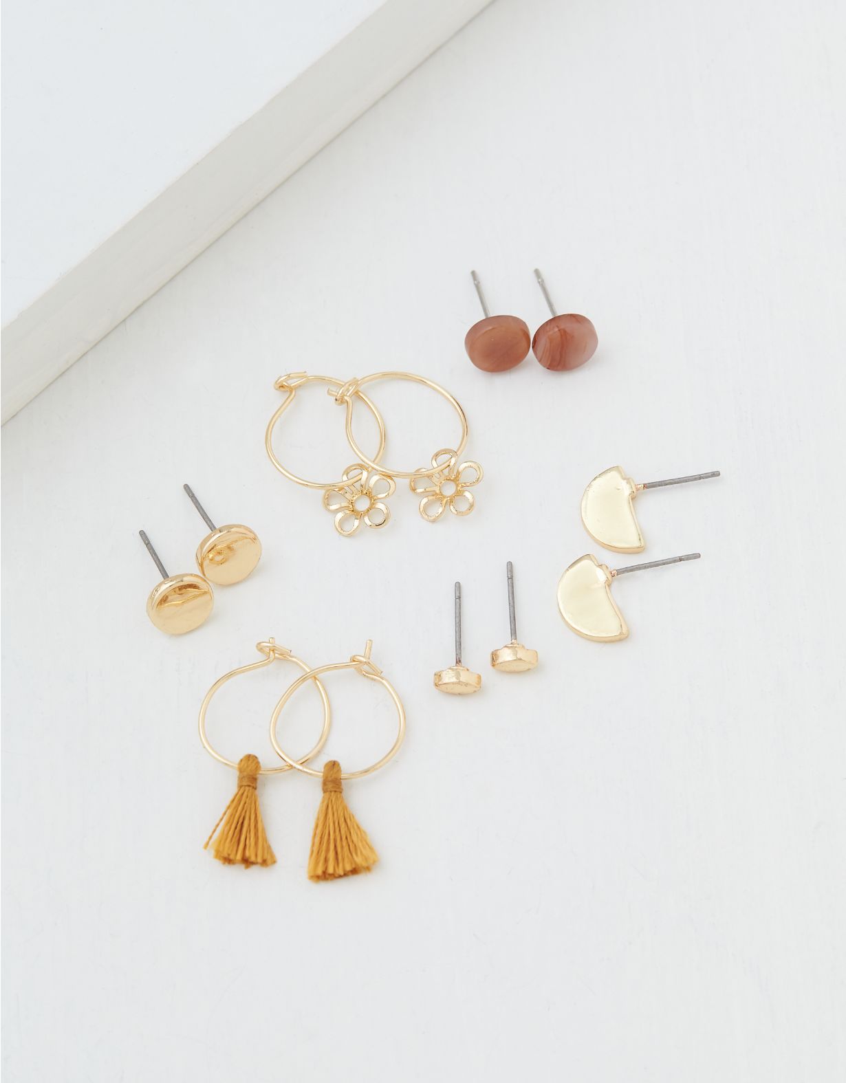 AEO Gold Earrings 6-Pack