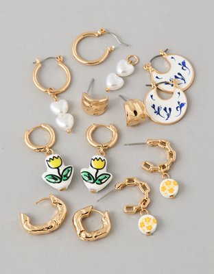 AE Yellow Tulip Earrings 6-Pack