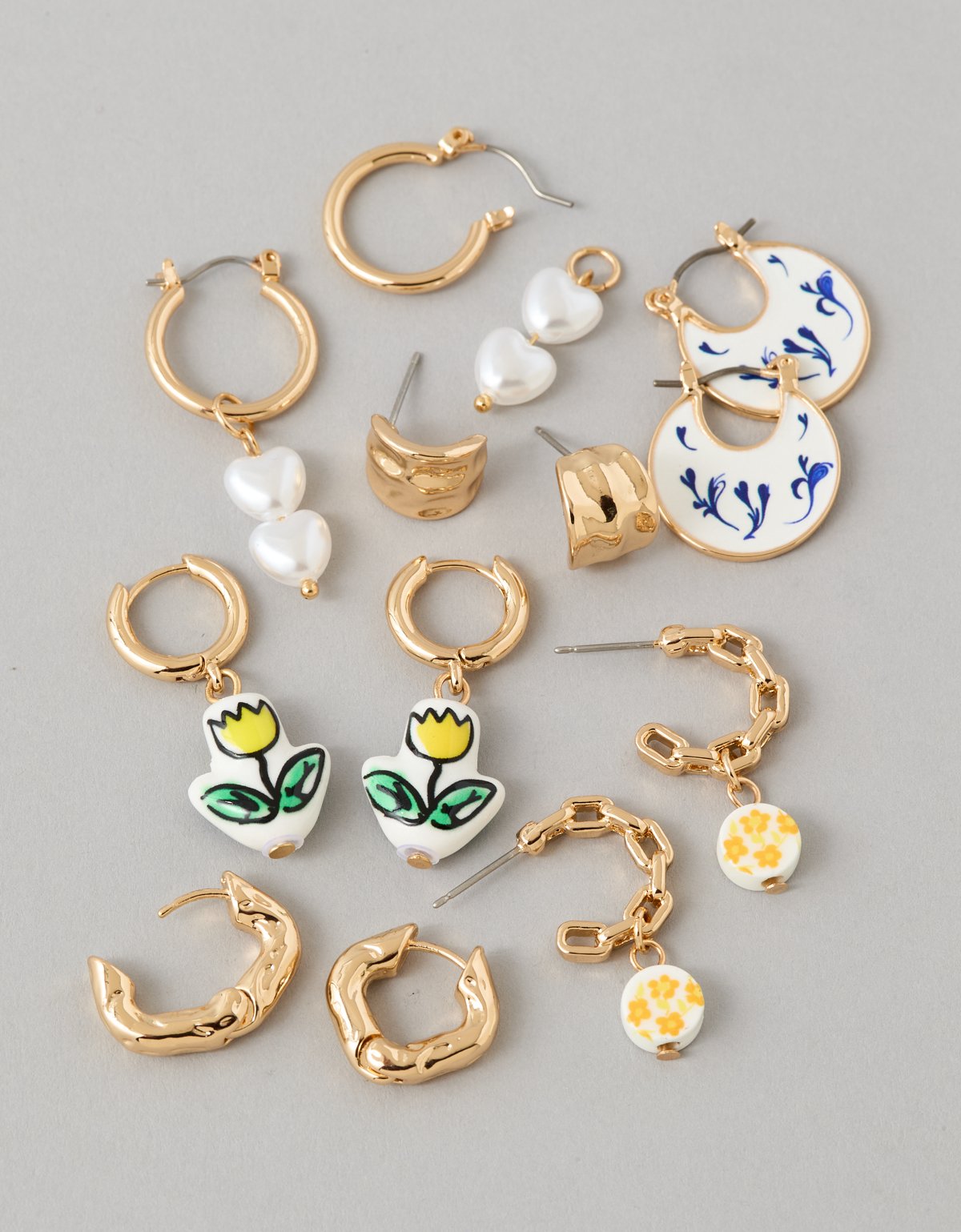 AE Yellow Tulip Earrings 6-Pack - image 2