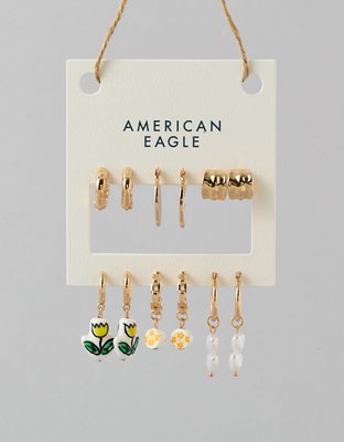 AE Yellow Tulip Earrings 6-Pack