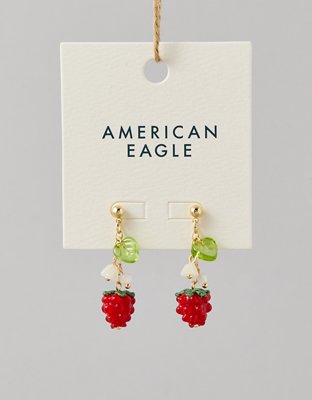 AE Strawberry Earrings