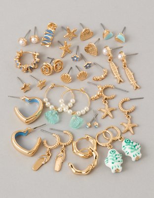 AE Nautical Earrings 18-Pack from American Eagle - $18.71