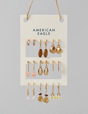 AE Orange Shell Earring 9-Pack from American Eagle - $24.95