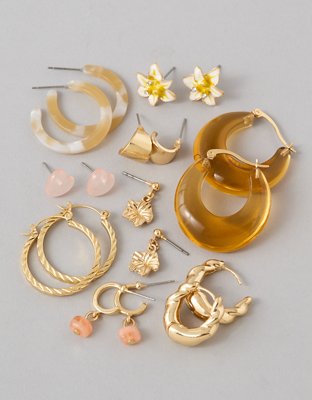 AE Floral Earrings 9-Pack