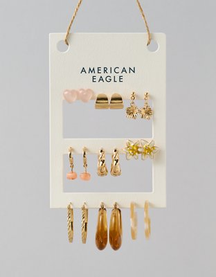 AE Floral Earrings 9-Pack