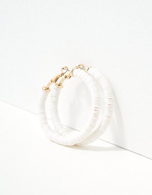 American Eagle AEO Puka Shell Hoop Earring — фото 2