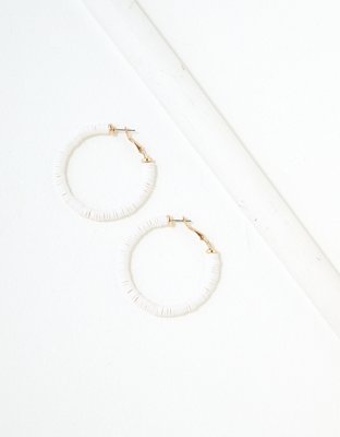 AEO Puka Shell Hoop Earring