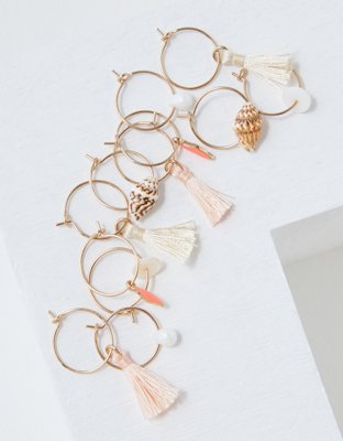 American Eagle AEO Mini Charm Earrings 6-Pack — фото 2
