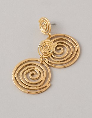 Boucles d'oreilles tourbillon AE
