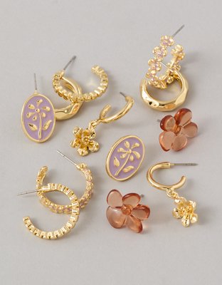 AE Floral Earrings 6-Pack
