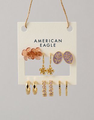AE Floral Earrings 6-Pack