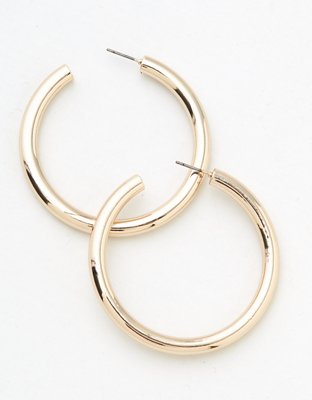 AEO Large Gold Hoop Earring