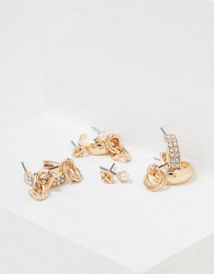 American Eagle AEO Mini Hoop Earrings 6-Pack — фото 2