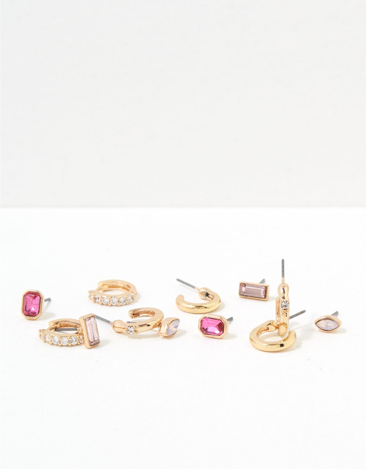 AEO Pink Stud Earrings 6-Pack
